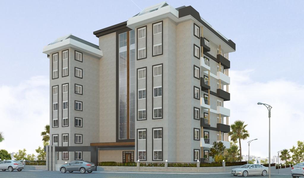 Недорогая квартира в новом комплексе в Авсалларе, 47 м2 фото 7