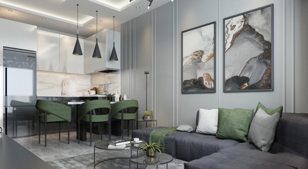 Недорогая квартира в новом комплексе в Авсалларе, 47 м2 фото 8