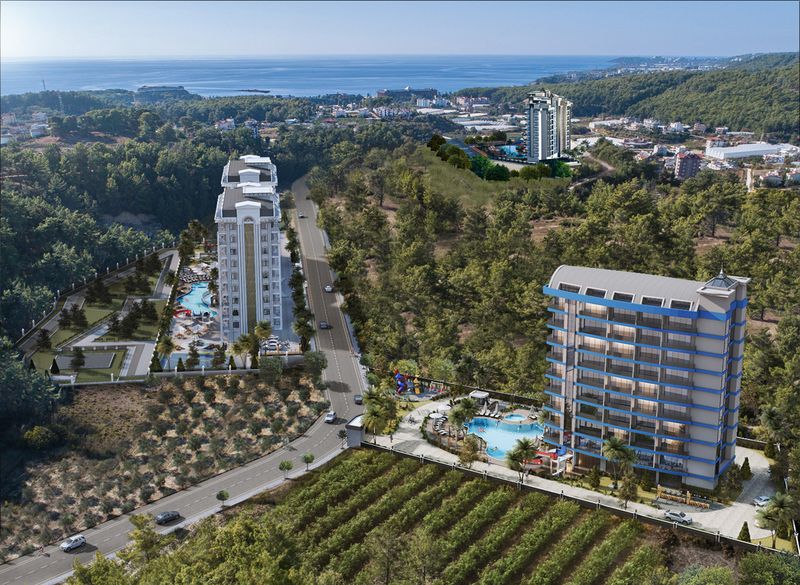 Investment complex with excellent location under construction in Avsallar, 46, 5 - 225 m2 фото 4