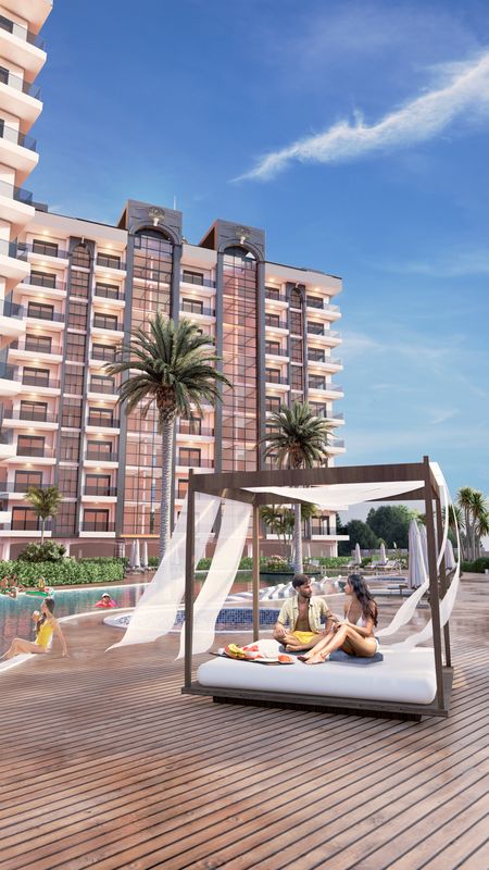 Investment complex with excellent location under construction in Avsallar, 46, 5 - 225 m2 фото 16