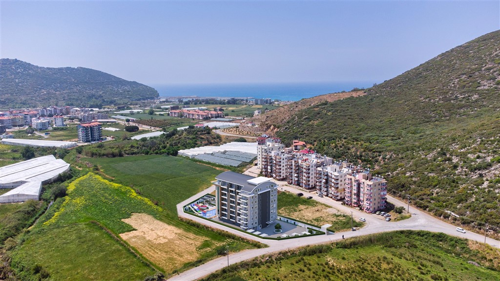 Квартиры 1+1 и 2+1 в экологическом месте у моря в Газипаша. фото 1