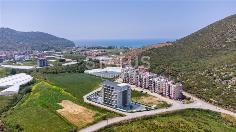 Квартиры 1+1 и 2+1 в экологическом месте у моря в Газипаша. фото 1