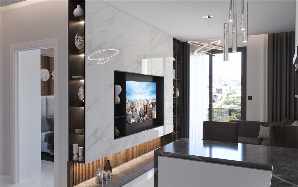 Квартиры 1+1 и 2+1 в экологическом месте у моря в Газипаша. фото 17