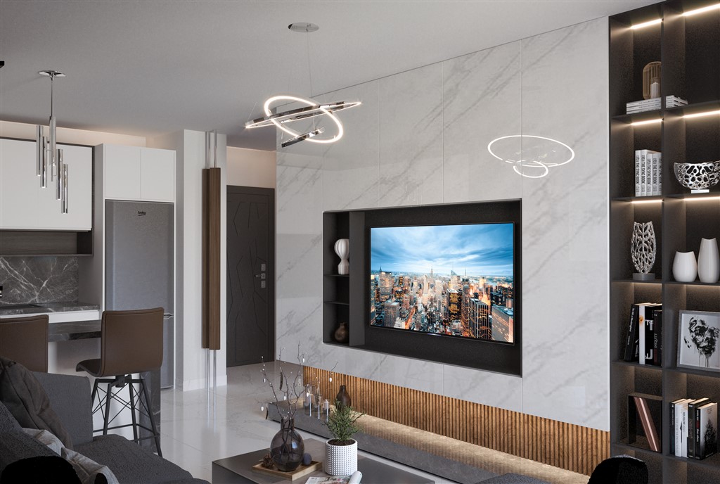 Квартиры 1+1 и 2+1 в экологическом месте у моря в Газипаша. фото 18