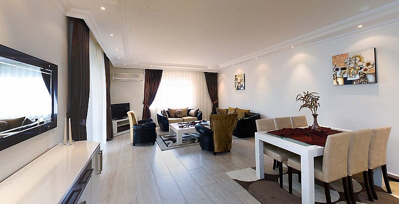 Квартира 2+1 с мебелью 115 м2 в центре района Оба. Отличная локация. фото 2