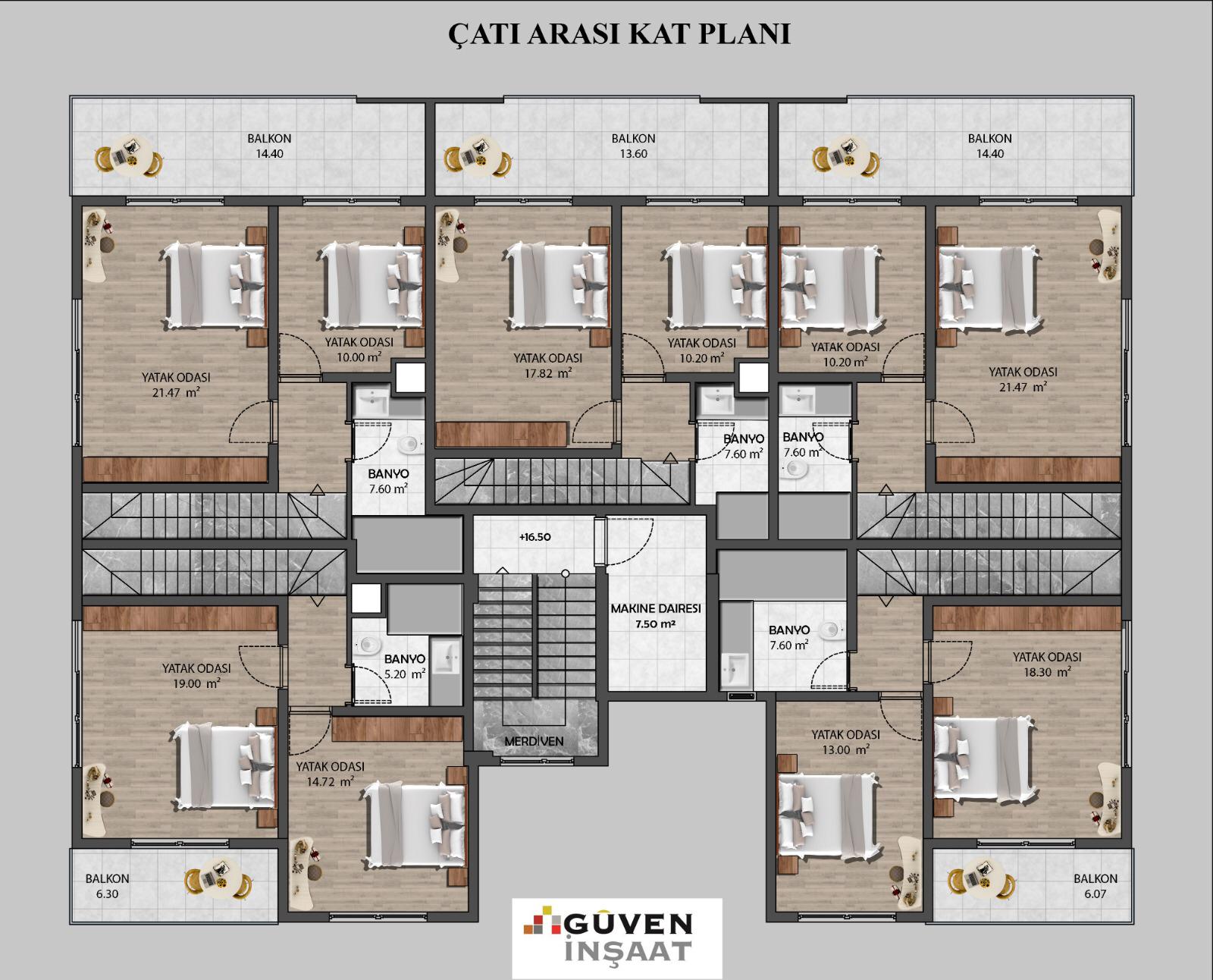 Проект в районе Газипаша! Низкие цены! Отличные площади! фото 16