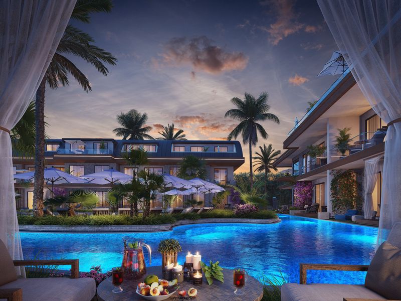 Уникальный комплекс в Авсалларе в 550м от пляжа, последний дублекс 4+1, 162м2 фото 3