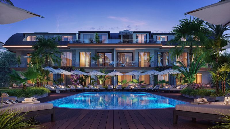 Уникальный комплекс в Авсалларе в 550м от пляжа, последний дублекс 4+1, 162м2 фото 9