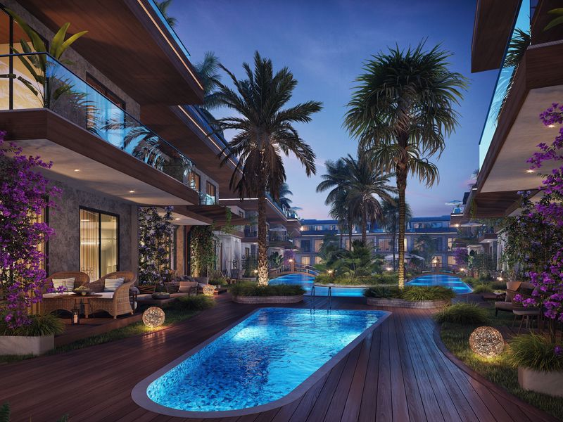 Уникальный комплекс в Авсалларе в 550м от пляжа, последний дублекс 4+1, 162м2 фото 12