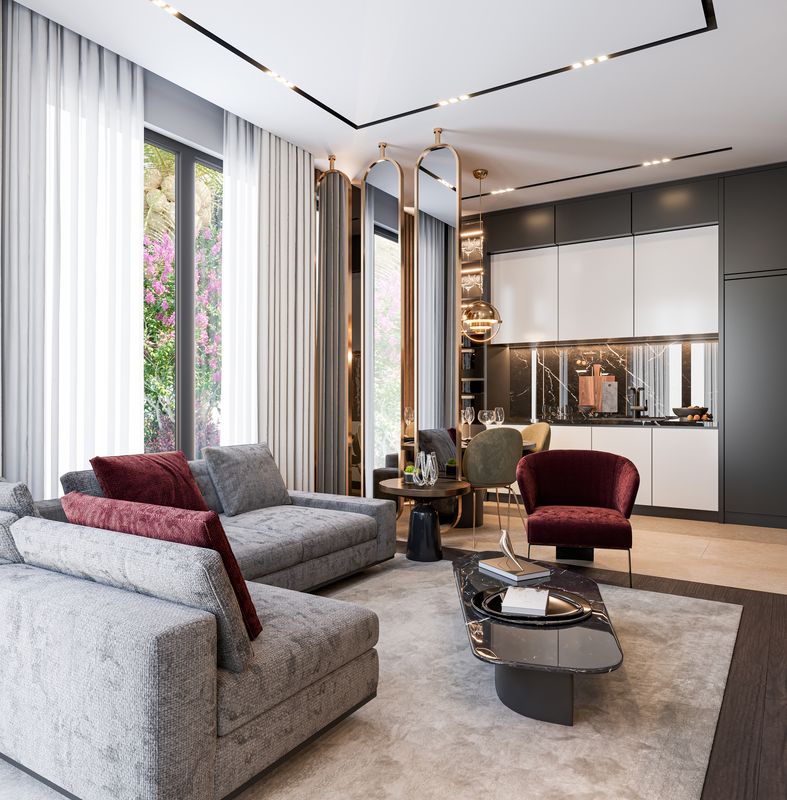 Уникальный комплекс в Авсалларе в 550м от пляжа, последний дублекс 4+1, 162м2 фото 26