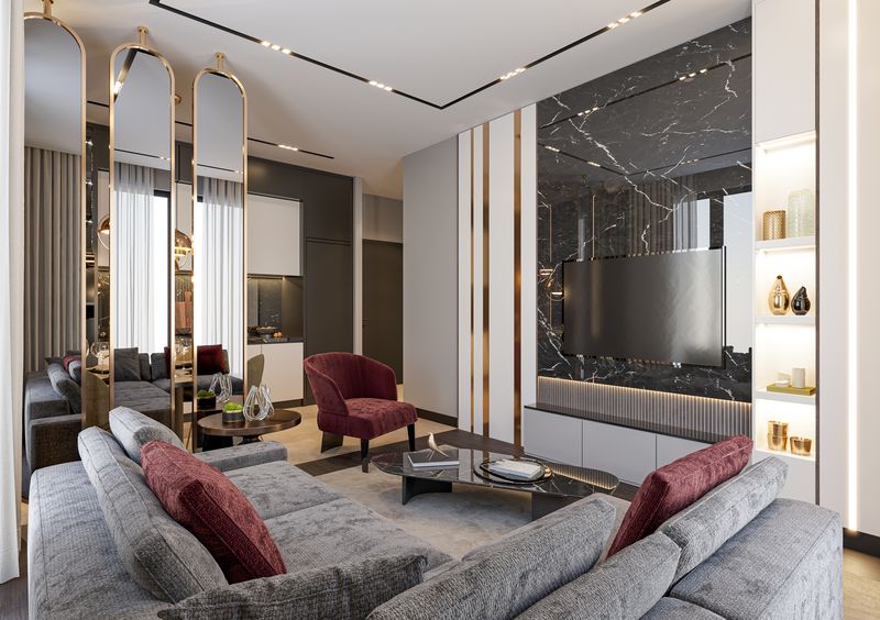 Уникальный комплекс в Авсалларе в 550м от пляжа, последний дублекс 4+1, 162м2 фото 28