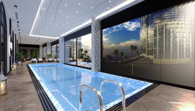 Роскошный комплекс на стадии котлована. Квартиры 0+1, 1+1, дуплексы 2+1 и лофты с видом на море в Махмутларе. фото 40