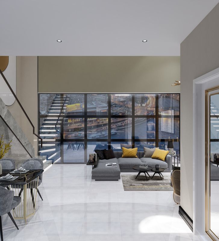 Роскошный комплекс на стадии котлована. Квартиры 0+1, 1+1, дуплексы 2+1 и лофты с видом на море в Махмутларе. фото 44