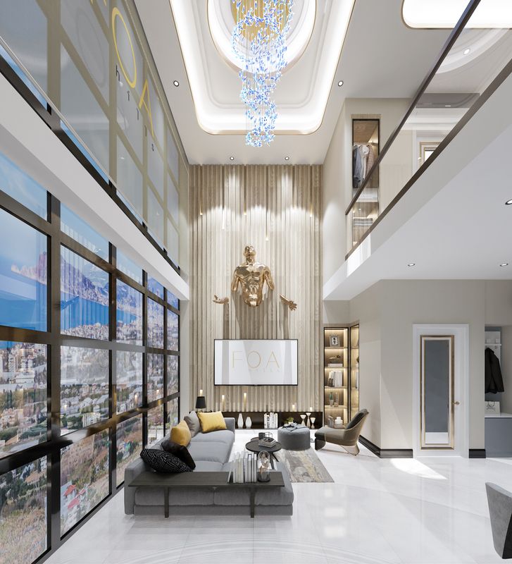 Роскошный комплекс на стадии котлована. Квартиры 0+1, 1+1, дуплексы 2+1 и лофты с видом на море в Махмутларе. фото 46