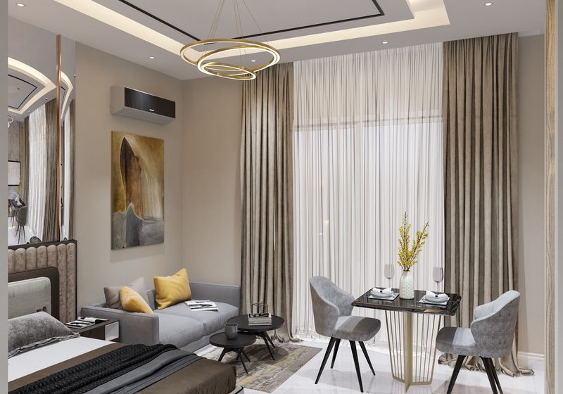 Роскошный комплекс на стадии котлована. Квартиры 0+1, 1+1, дуплексы 2+1 и лофты с видом на море в Махмутларе. фото 61