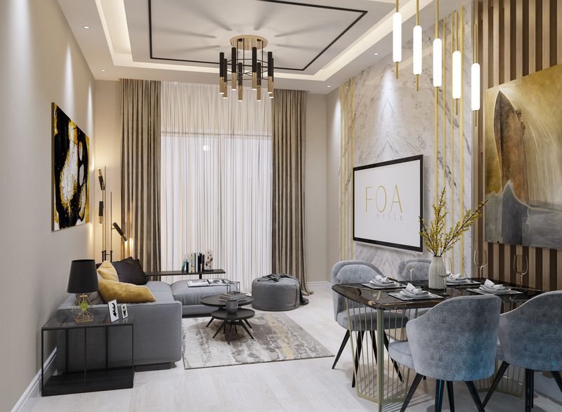 Роскошный комплекс на стадии котлована. Квартиры 0+1, 1+1, дуплексы 2+1 и лофты с видом на море в Махмутларе. фото 63