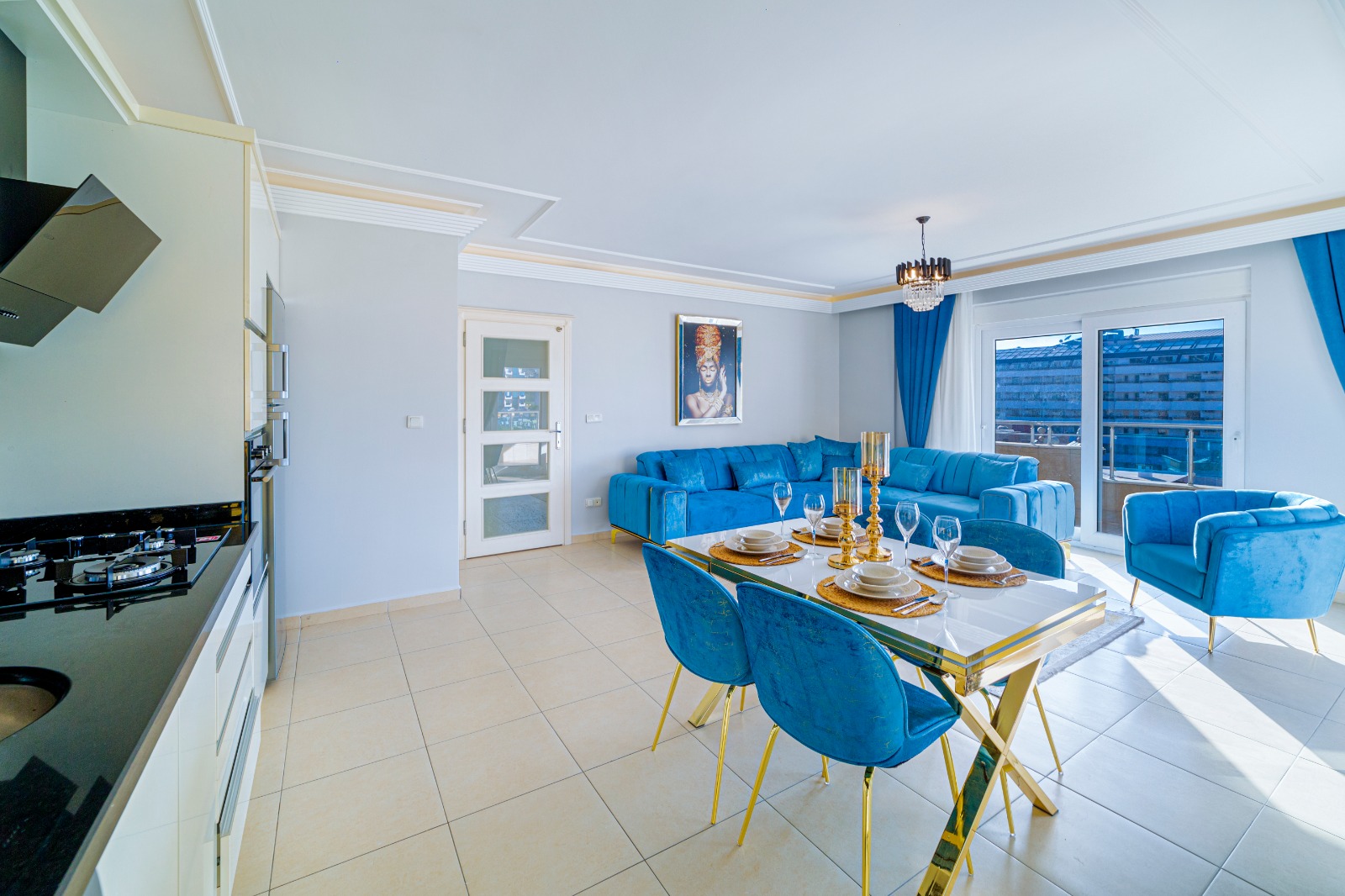 Просторные апартаменты 2+1 с видом на море 125 м2 в Махмутларе. Отличная цена! фото 4