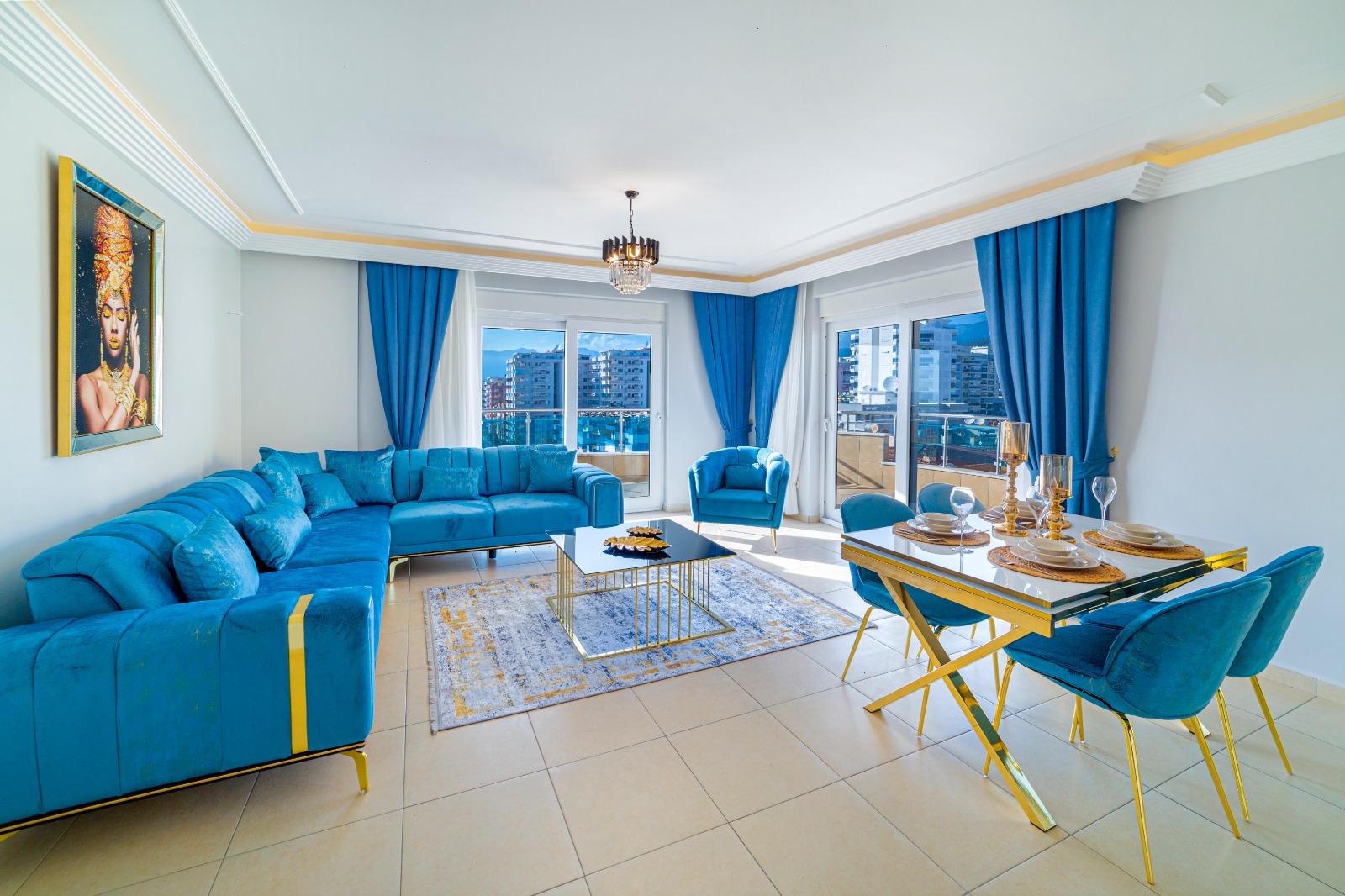 Просторные апартаменты 2+1 с видом на море 125 м2 в Махмутларе. Отличная цена! фото 5