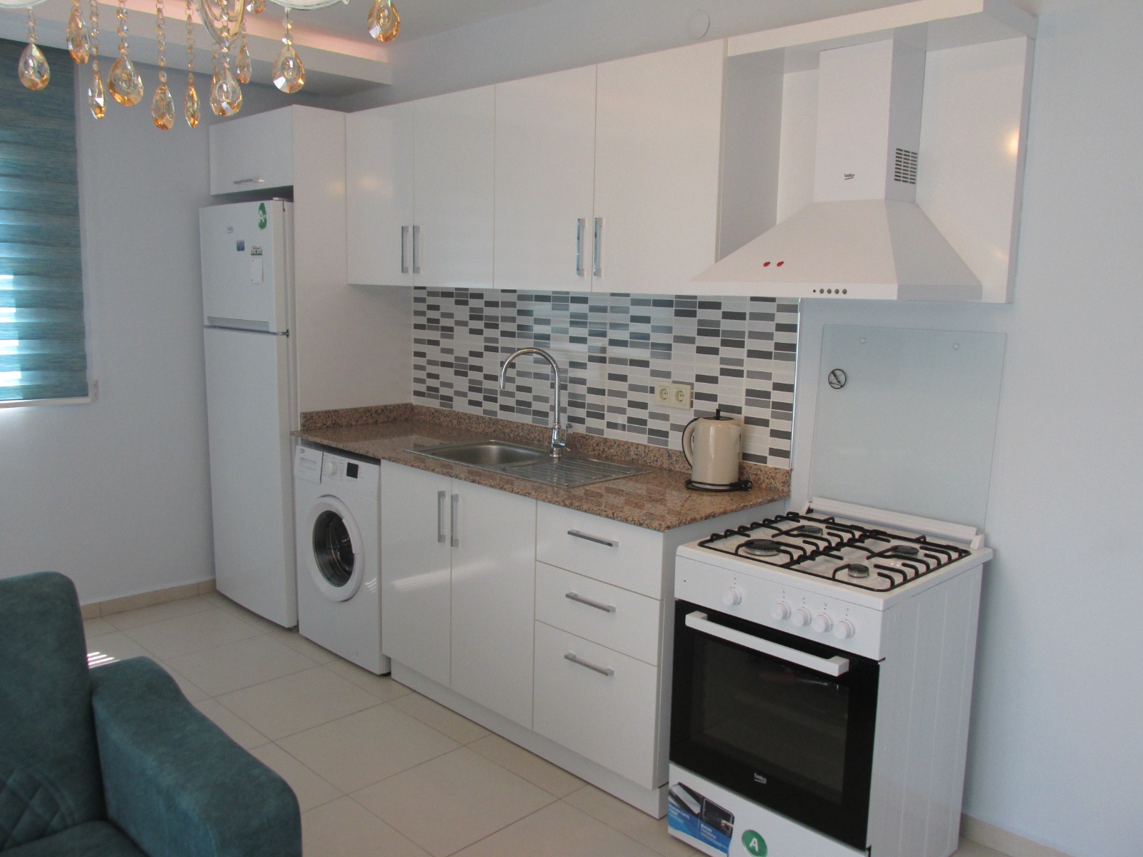 Квартира 1+1 с мебелью в комфортном комплексе, 52 м2. Махмутлар, Алания. фото 20