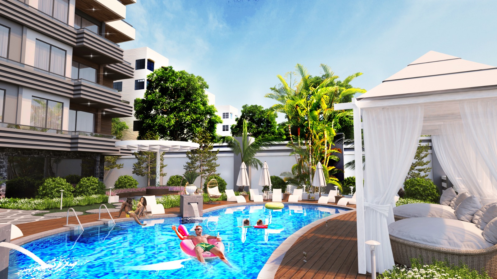 Инвестиционный проект в районе Авсаллар, Аланья.  Квартиры планировки 1+1, 42-55 м2 и 2+1, 65-130 м2. Рассрочка при первоначальном взносе от 30%. фото 4