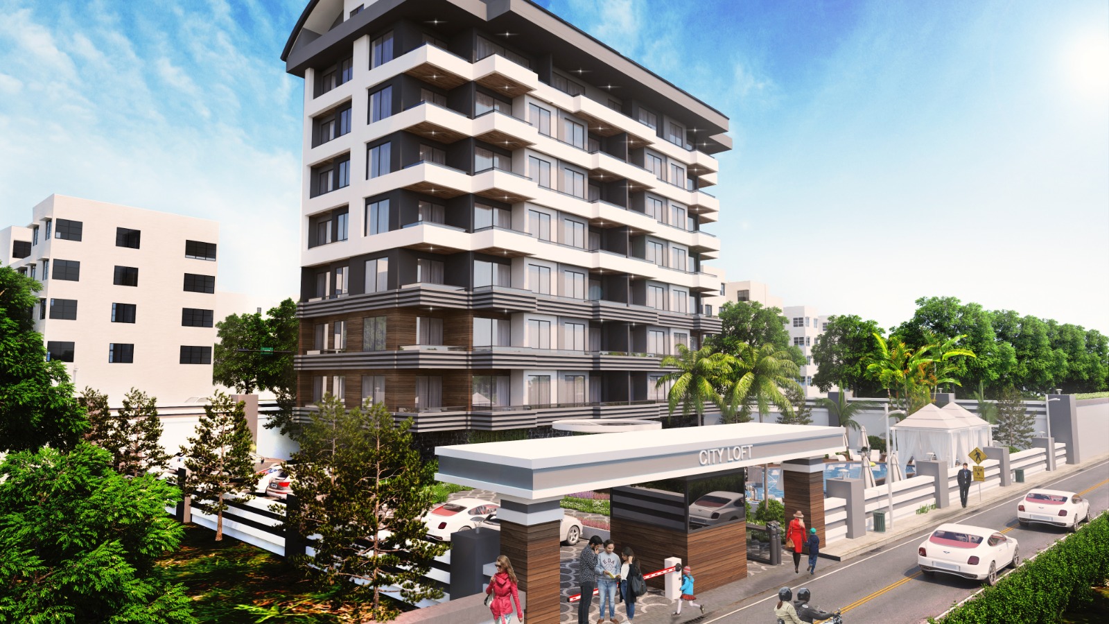 Инвестиционный проект в районе Авсаллар, Аланья.  Квартиры планировки 1+1, 42-55 м2 и 2+1, 65-130 м2. Рассрочка при первоначальном взносе от 30%. фото 5