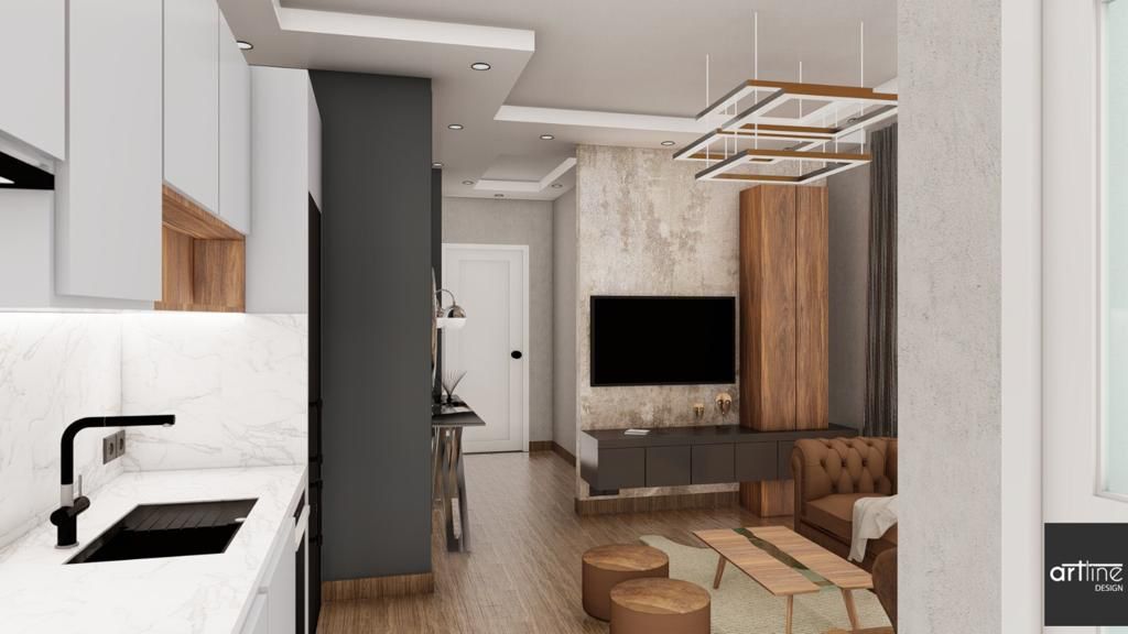 Инвестиционный проект в районе Авсаллар, Аланья.  Квартиры планировки 1+1, 42-55 м2 и 2+1, 65-130 м2. Рассрочка при первоначальном взносе от 30%. фото 17