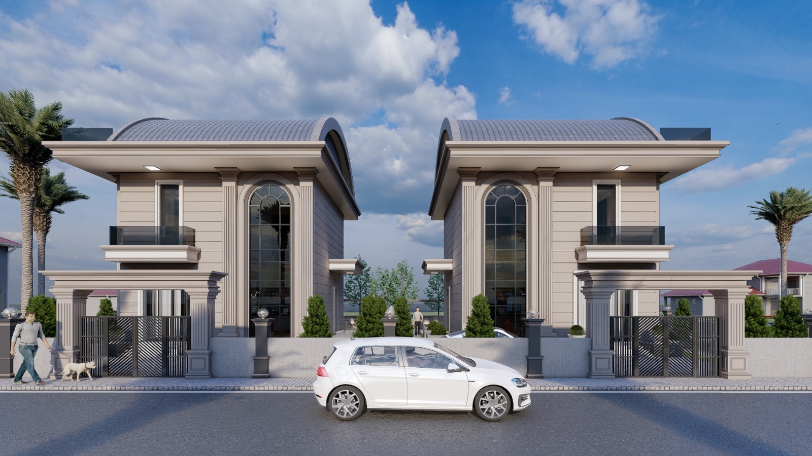 Две виллы 4+1 у моря, 200м2. Конаклы, Алания. фото 3