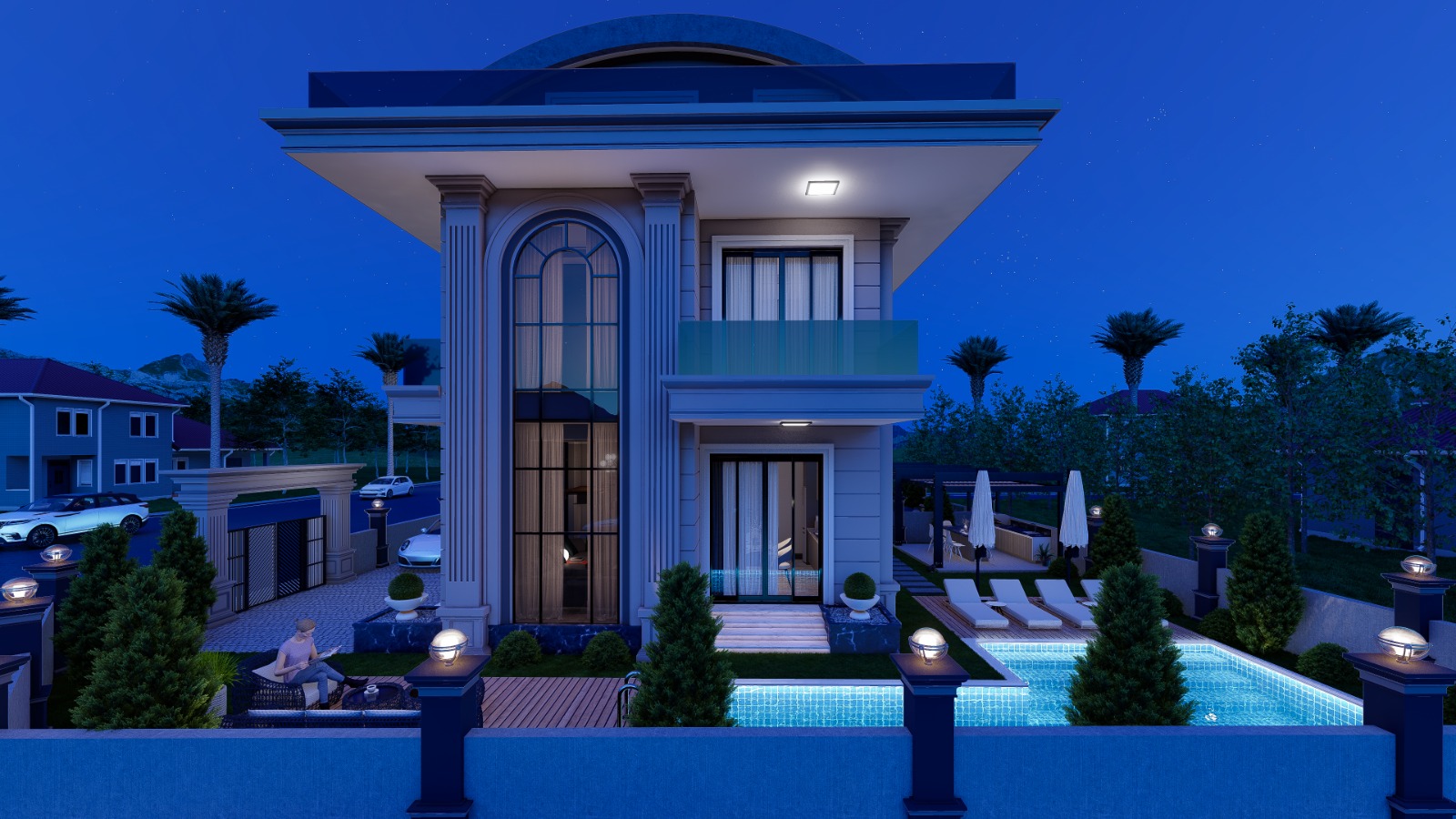 Две виллы 4+1 у моря, 200м2. Конаклы, Алания. фото 6