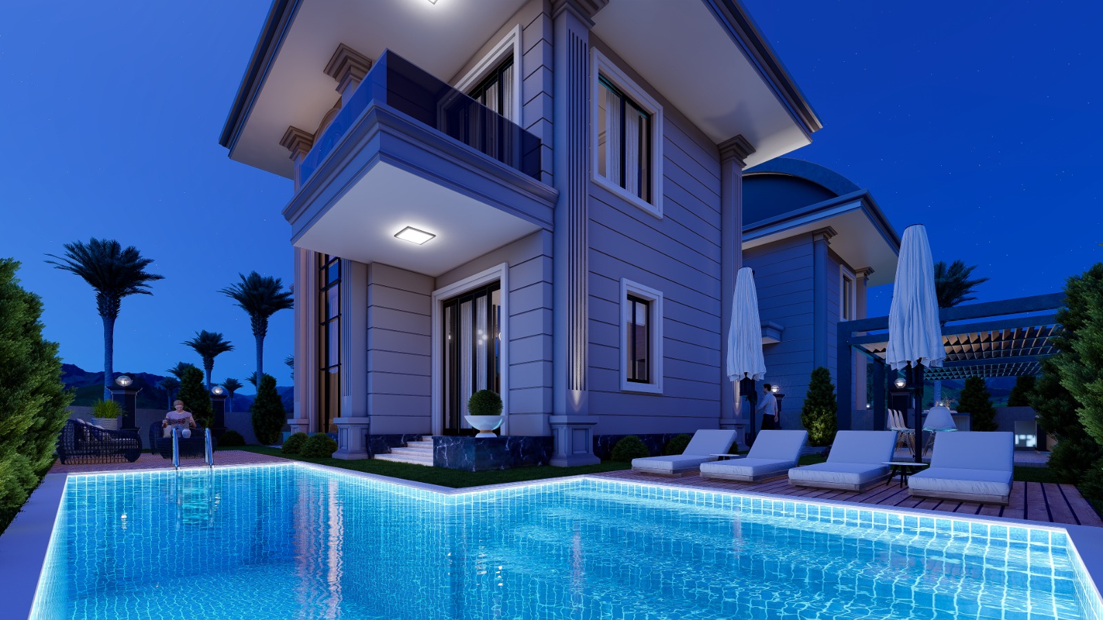 Две виллы 4+1 у моря, 200м2. Конаклы, Алания. фото 7