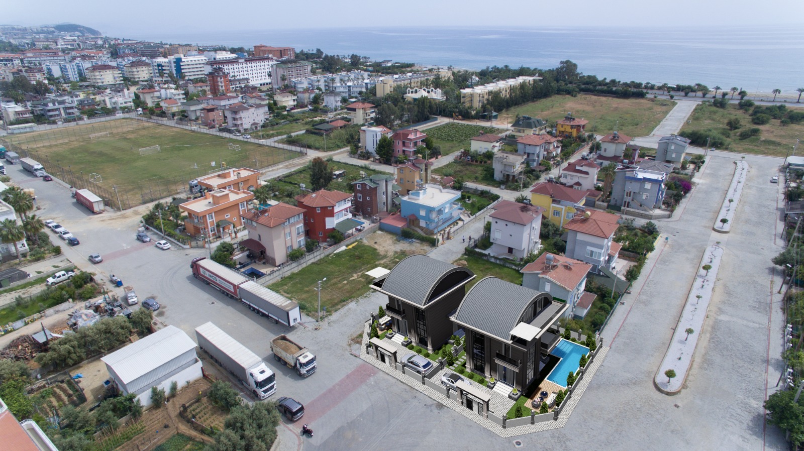 Две виллы 4+1 у моря, 200м2. Конаклы, Алания. фото 17