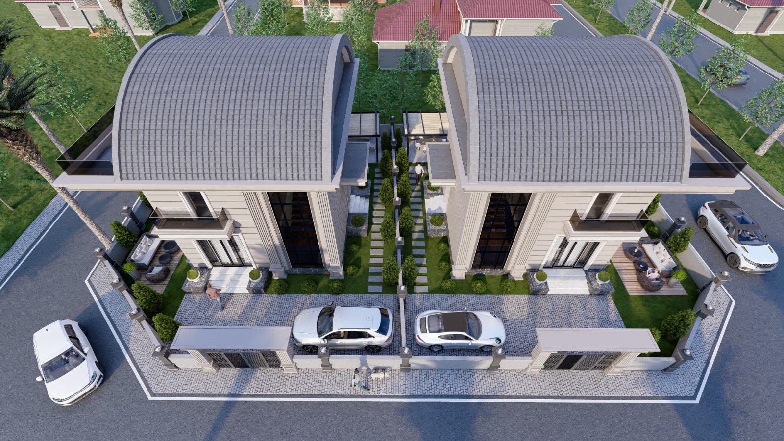 Две виллы 4+1 у моря, 200м2. Конаклы, Алания. фото 18