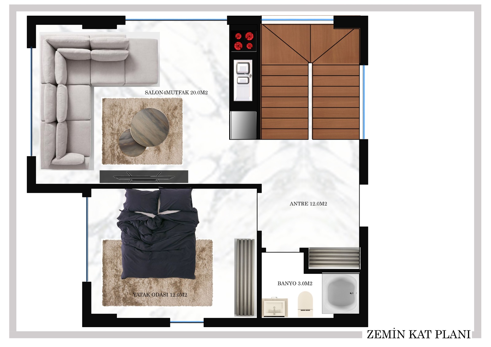 Две виллы 4+1 у моря, 200м2. Конаклы, Алания. фото 22