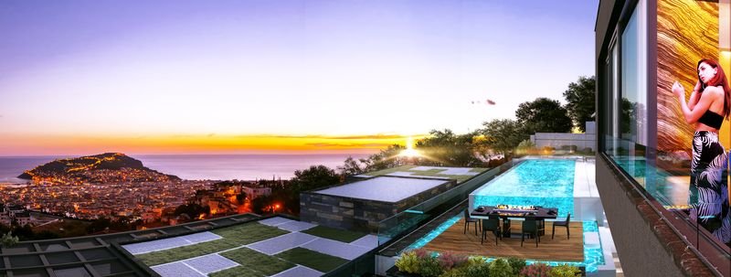 An exclusive project of villas with large plots and direct sea views from 568 to 783 m2. Center, Alanya фото 6