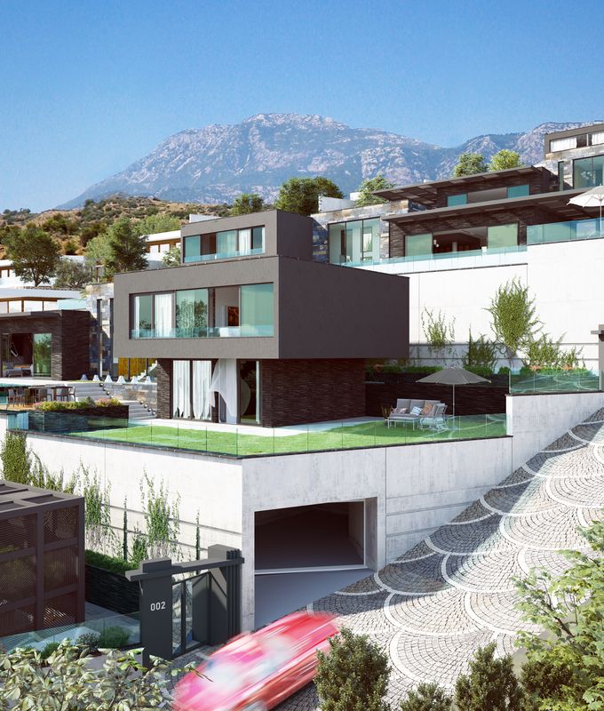 An exclusive project of villas with large plots and direct sea views from 568 to 783 m2. Center, Alanya фото 9