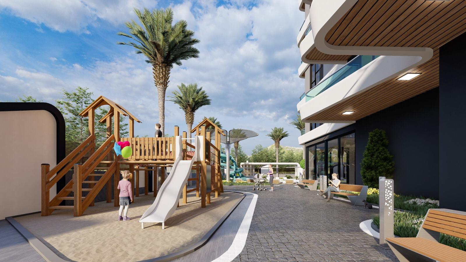 Инвестиционный элитный проект с квартирами разных планировок от 49 до 209 м2. Махмутлар, Алания. фото 3