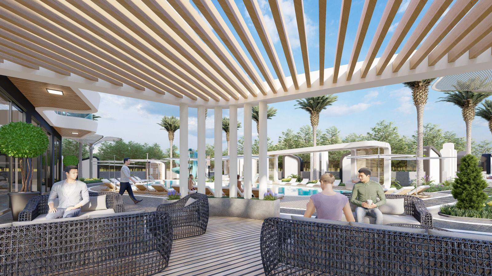 Инвестиционный элитный проект с квартирами разных планировок от 49 до 209 м2. Махмутлар, Алания. фото 5