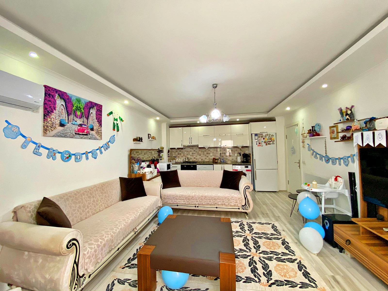 Недорогая квартира 1+1 в центре города, 70 м2 фото 17