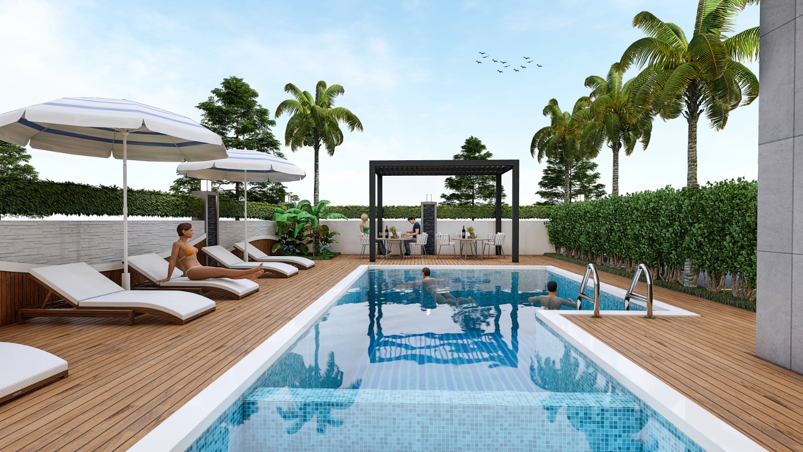 Investment project under construction in the Oba area, apartments of layouts 1+1 from 45 m2, 2+1 from 94 m2, 3+1 from 103 m2 фото 9