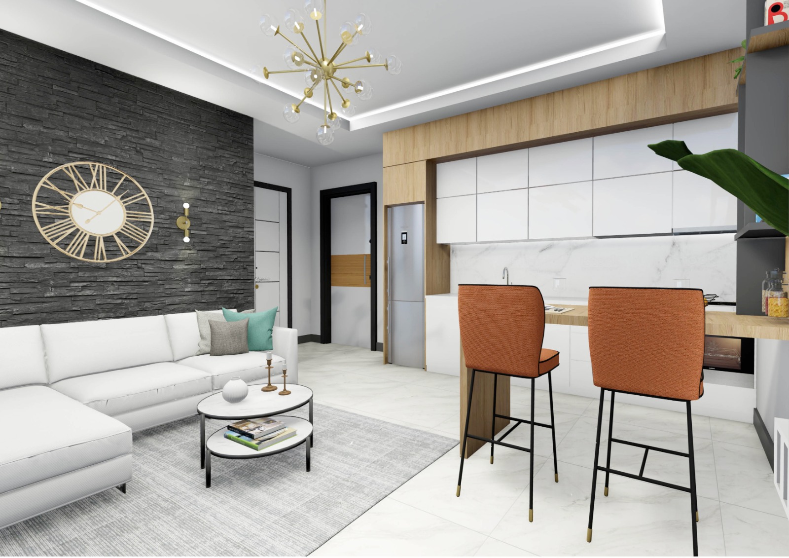 Investment project under construction in the Oba area, apartments of layouts 1+1 from 45 m2, 2+1 from 94 m2, 3+1 from 103 m2 фото 12