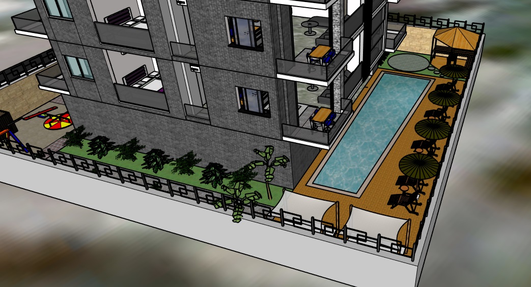 Apartments 2+1 in a complex at the final stage of construction near Cleopatra beach, 85m2. фото 3