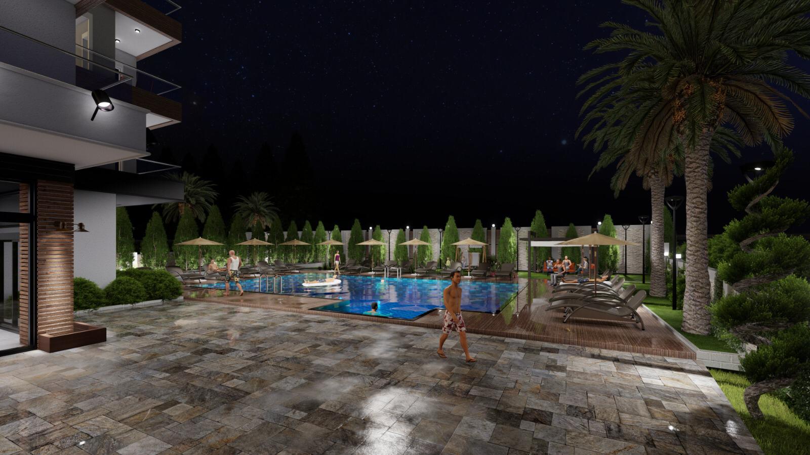 Апартаменты 2+1 и 5+1 в новом инвестиционном проекте от 97 – 240 м2. Авсаллар, Алания. фото 3