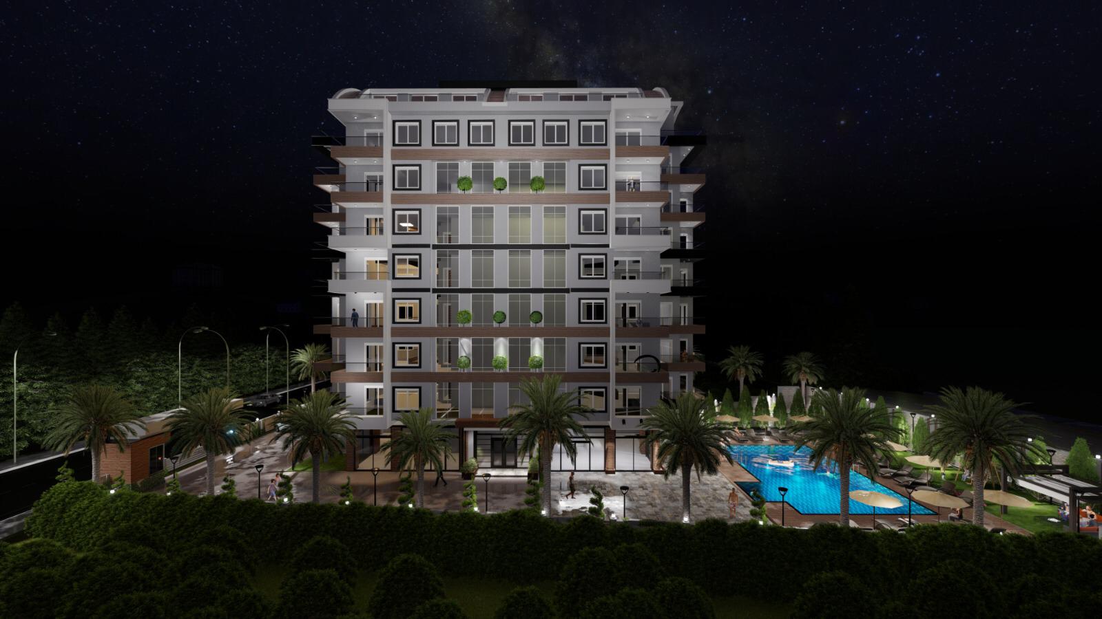 Апартаменты 2+1 и 5+1 в новом инвестиционном проекте от 97 – 240 м2. Авсаллар, Алания. фото 7