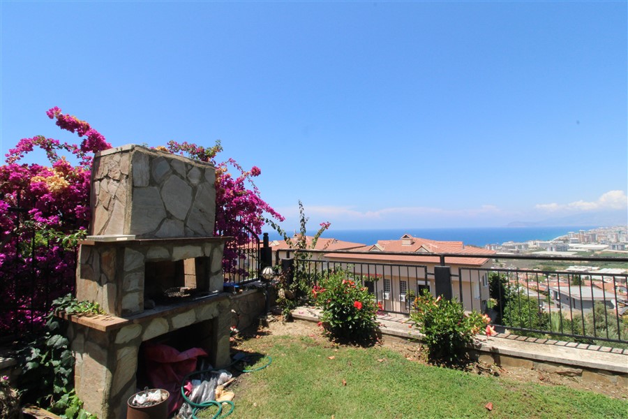 Вилла 2+1 с видом на море и крепость, 100 м2. Каргыджак, Алания. фото 5