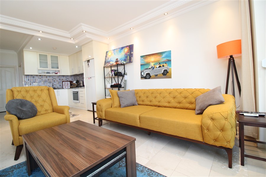 Вилла 2+1 с видом на море и крепость, 100 м2. Каргыджак, Алания. фото 12