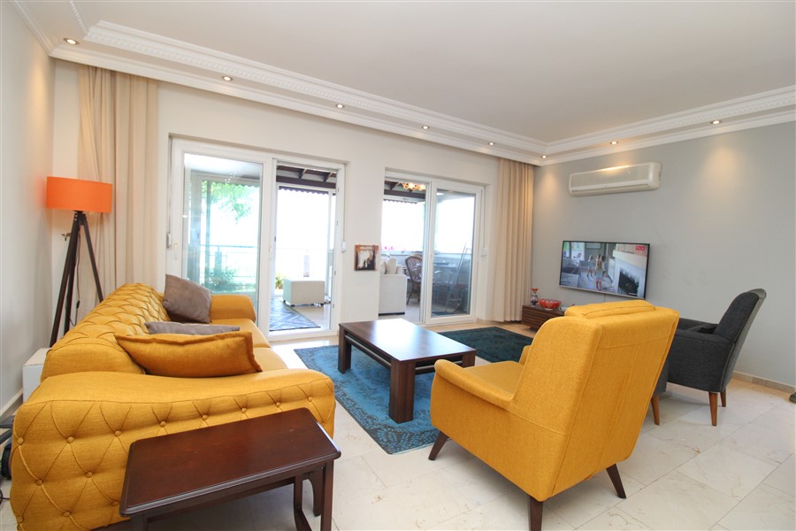 Вилла 2+1 с видом на море и крепость, 100 м2. Каргыджак, Алания. фото 13