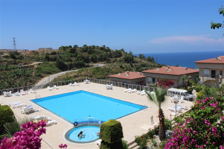 Вилла 2+1 с видом на море и крепость, 100 м2. Каргыджак, Алания. фото 15