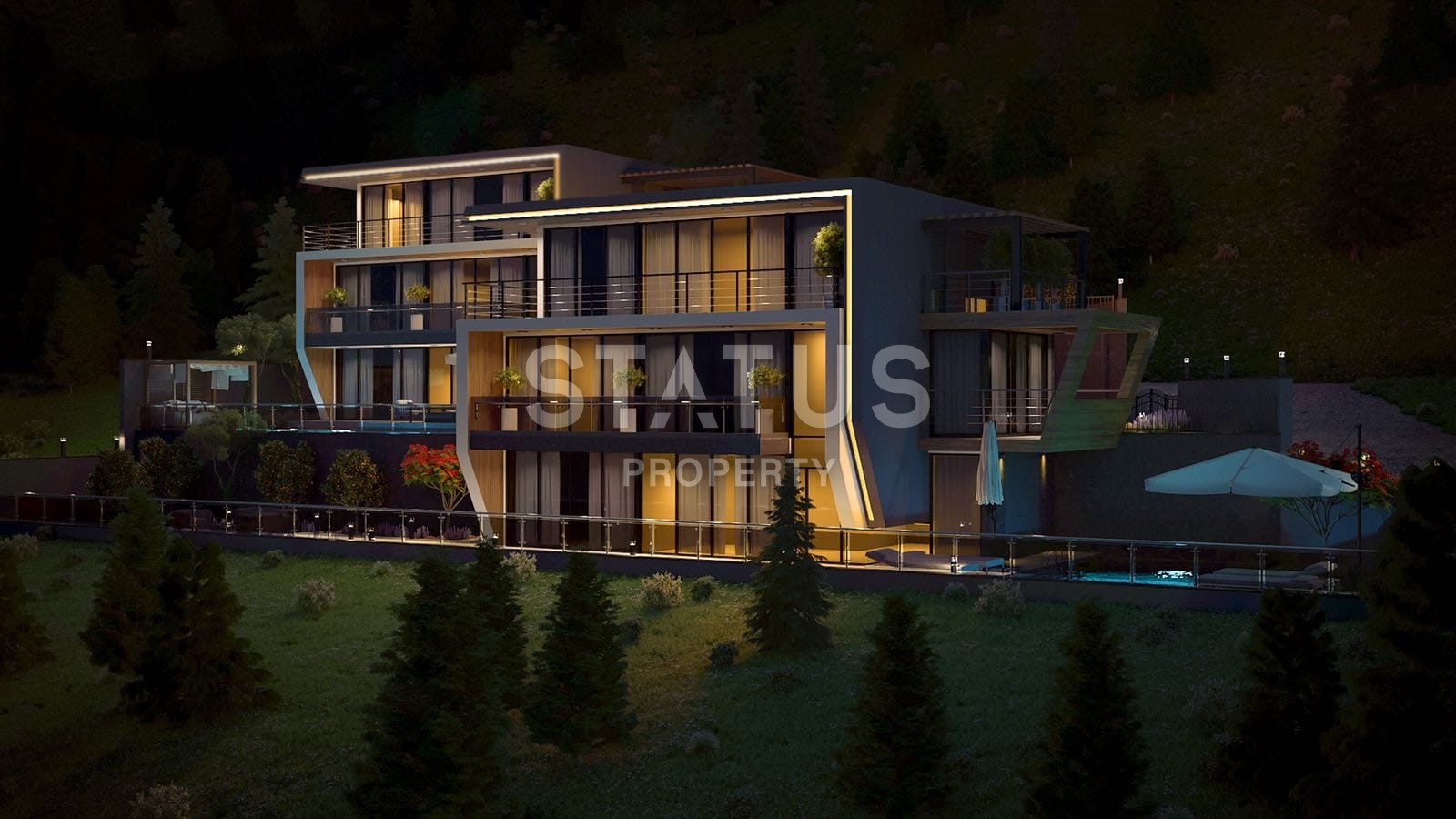 Шикарные виллы в центральной части города с неповторимым видом на горы, море и крепость Аланьи, 500 кв.м. фото 7