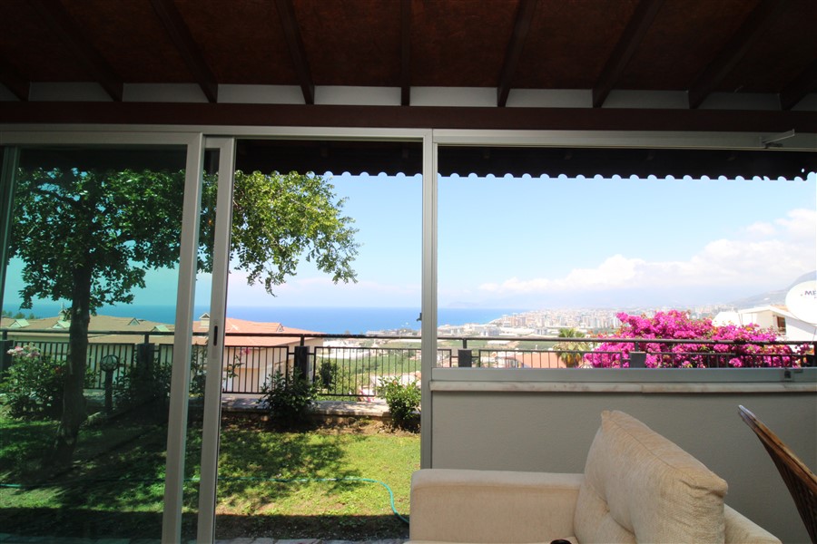 Вилла 2+1 с видом на море и крепость, 100 м2. Каргыджак, Алания. фото 26