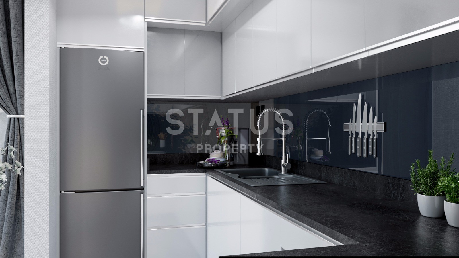 Шикарные виллы в центральной части города с неповторимым видом на горы, море и крепость Аланьи, 500 кв.м. фото 14