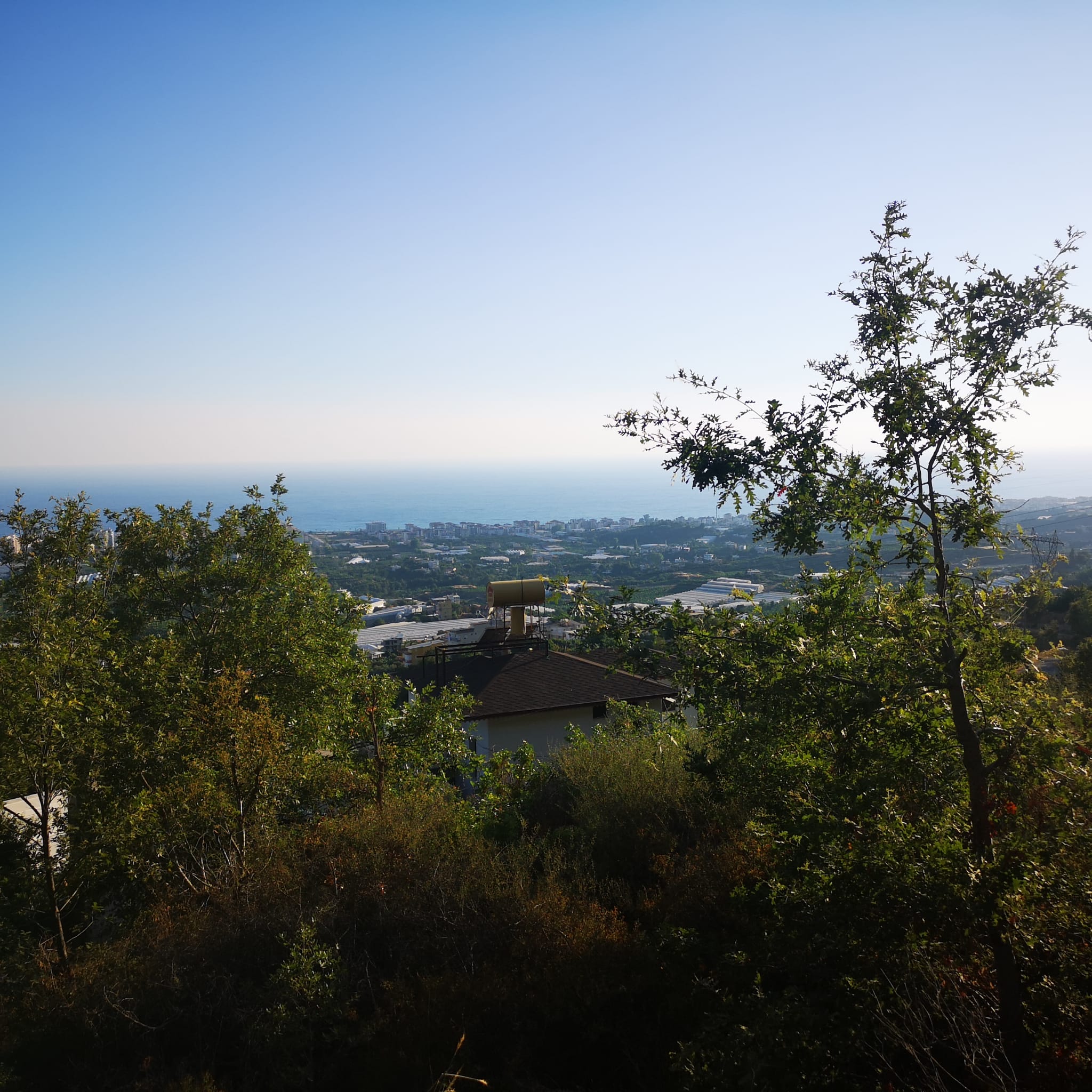 Land plot of 1000 m2 overlooking the Mediterranean Sea. Mahmutlar, Alanya. фото 6